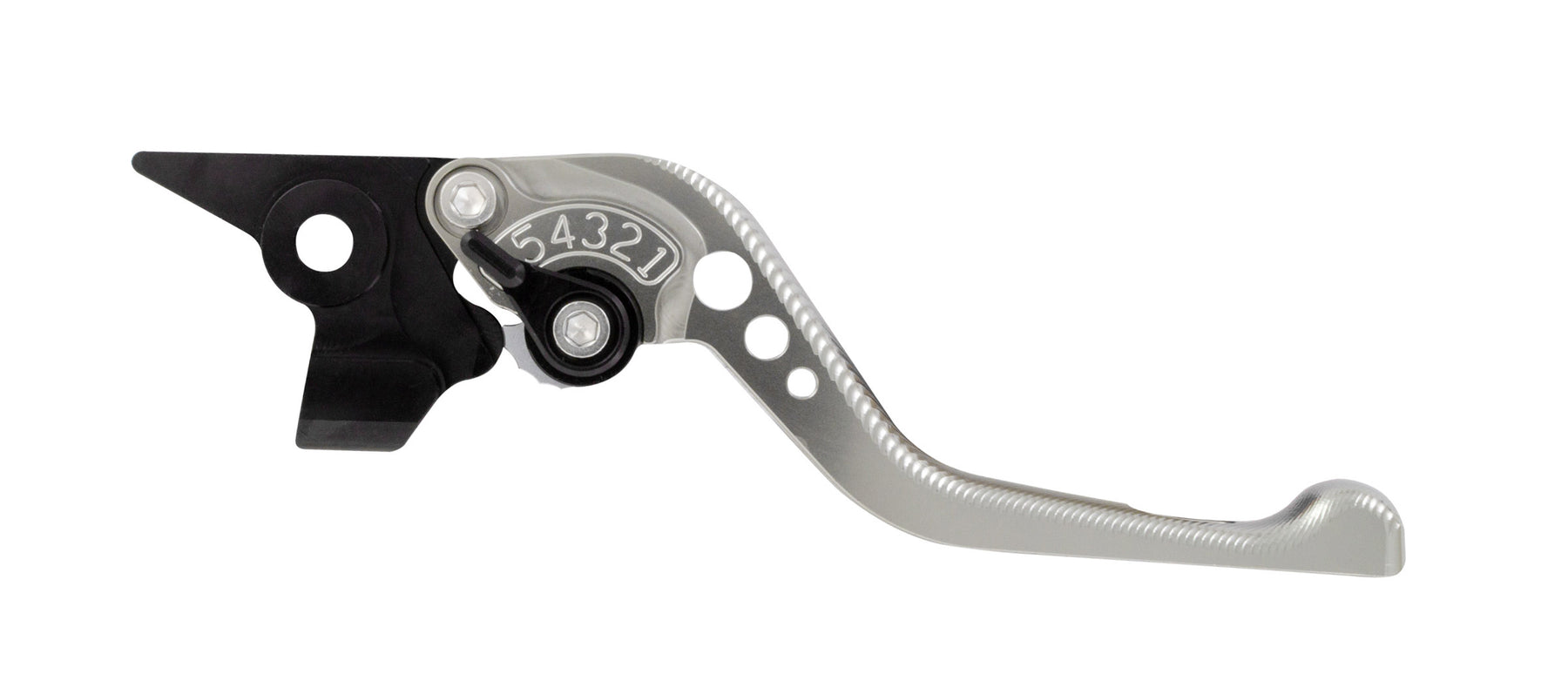 BikeTek Adjustable CNC Brake Lever Short  - Titanium / Black Adjuster - #B40S