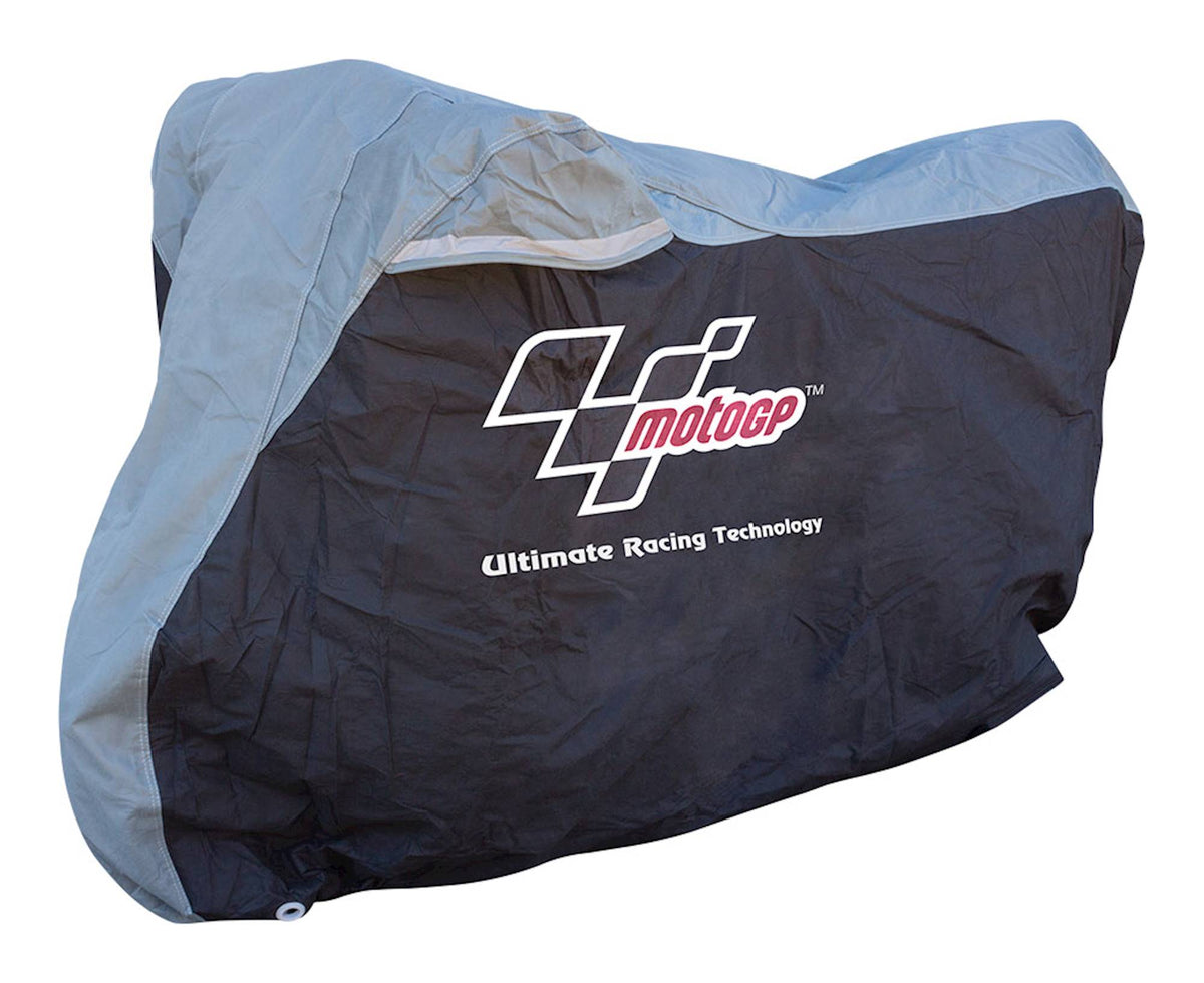 MotoGP Dust Cover - Black/Grey - XL Fits 1200cc And Over