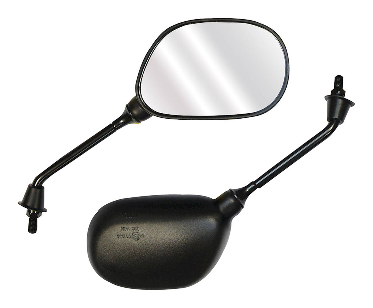 Bike It Source Universal Motorcycle Mirrors 10mm Thread Replacement #U016 - Beedspeed