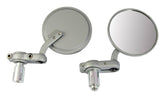 Bike It Alloy Phoenix Bar End Motorcycle Mirrors Pair Road MX