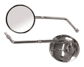 Bike It Universal Scooter Moped Mirror 8mm Thread Or Clamp 1pc #U30653 - Beedspeed