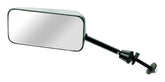Bike It Short Black Universal F1 Motorcycle Mirrors Pair Road