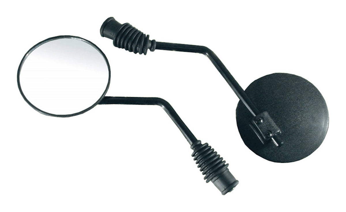 Bike It Multi Function Universal 10mm Folding Motorcycle Mirror Road