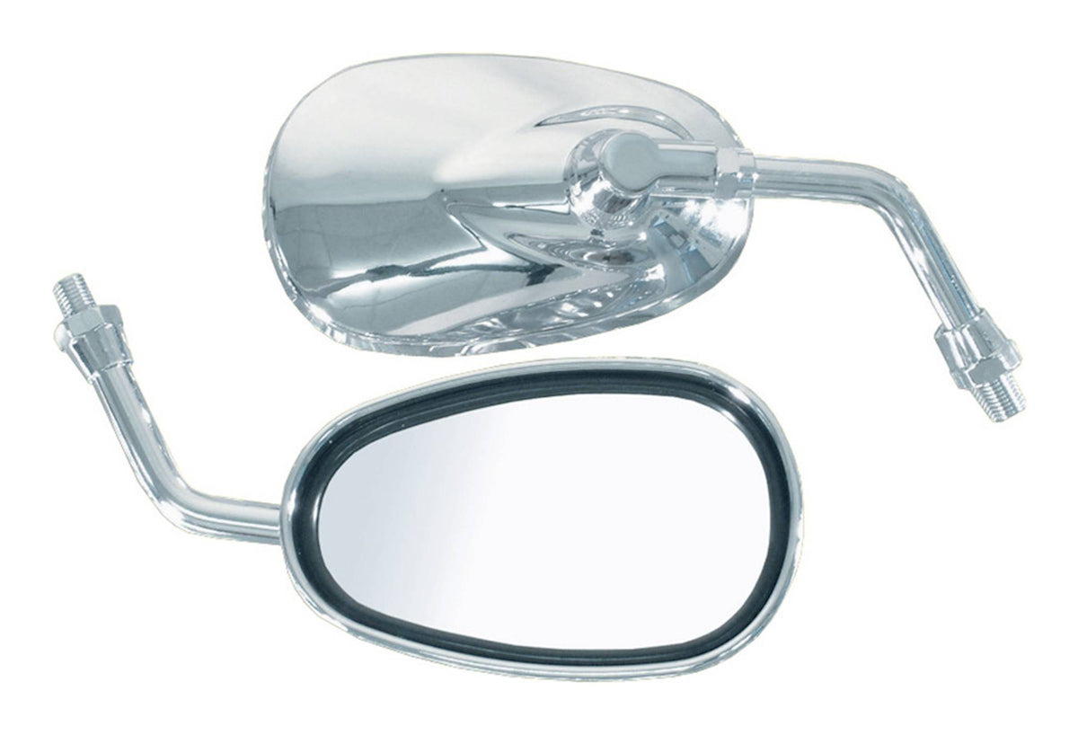 Bike It Mini Chrome XV Mirrors Universal 10mm Thread Pair