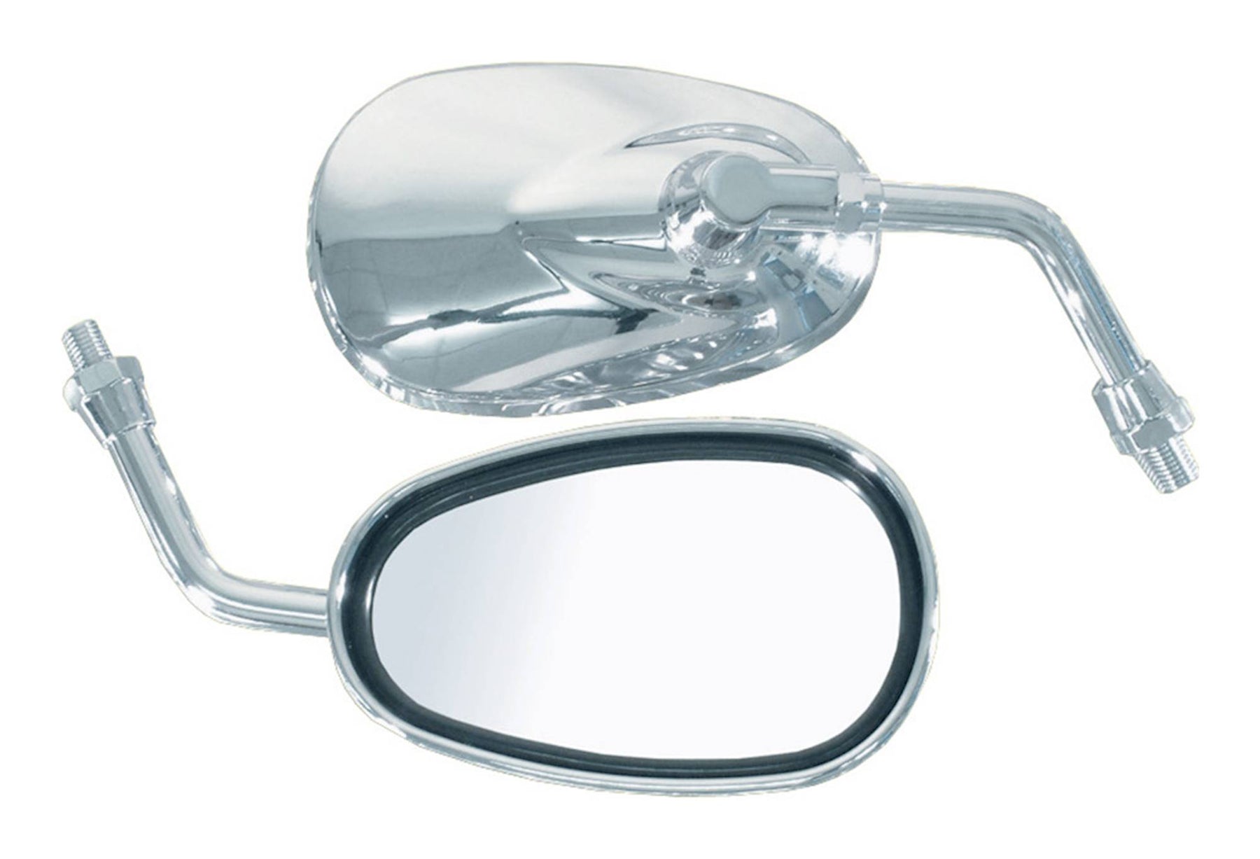 Bike It Mini Chrome XV Mirrors Universal 10mm Thread Pair