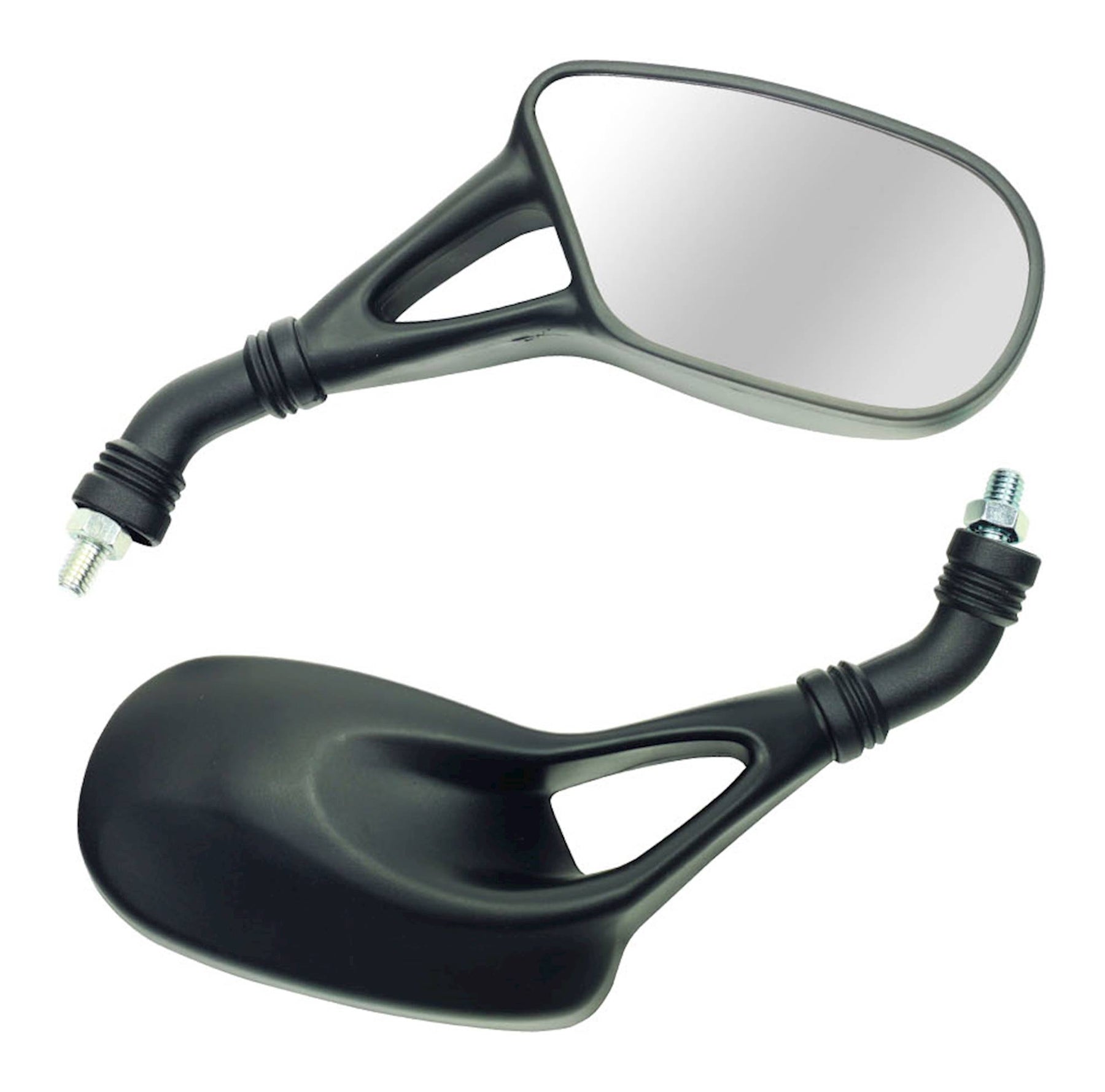Bike It Yamaha Mirrors Pair 8mm Thread Replacement Motorcycle Road MX #YAERO8