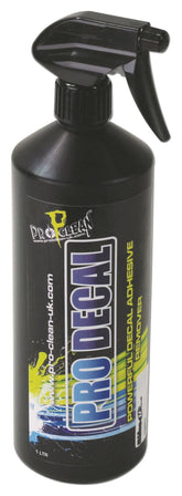 Pro Clean Decal Adhesive & Sticky Residue Remover 1 Litre Spray Bottle