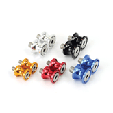 Bike It Paddock Stand Bobbins Gold 10mm x1.5 Motorcycle Swingarm Spools