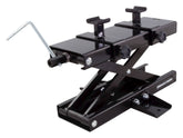 BikeTek Premium Hydraulic Motorcycle Lift Jack Black