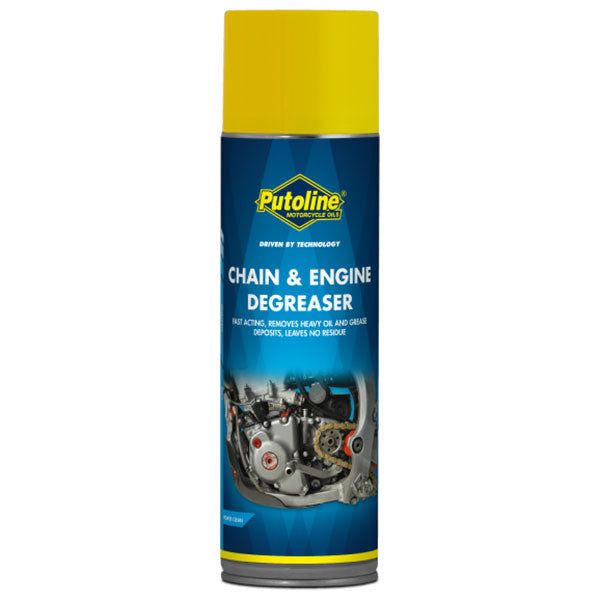 Putoline DX11 High Performance On/Off Road Chain Spray Lube and Engine Degreaser 600ml + 500ml