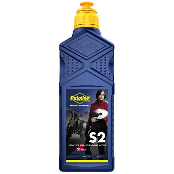 Putoline S2 Semi Synthetic 2 Stroke Oil 1 Litre