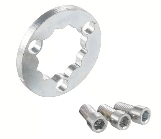 Lambretta S1-3 Special Serveta SX GP DL TV2 TV3 Casa Performance 3 Allen Screws With Super-Safe Extra Thick Rear Hub Nut Locking Kit