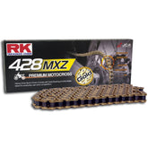 RK GB428MXZ4-118/140 Gold Pro MX Chain