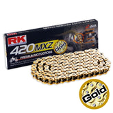 RK GB420MXZ-98/130 Gold Premium MX Chain