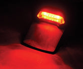 Bike It Rear Fender LED Rear Light Spoiler Clear Lens 12V Motorcycle