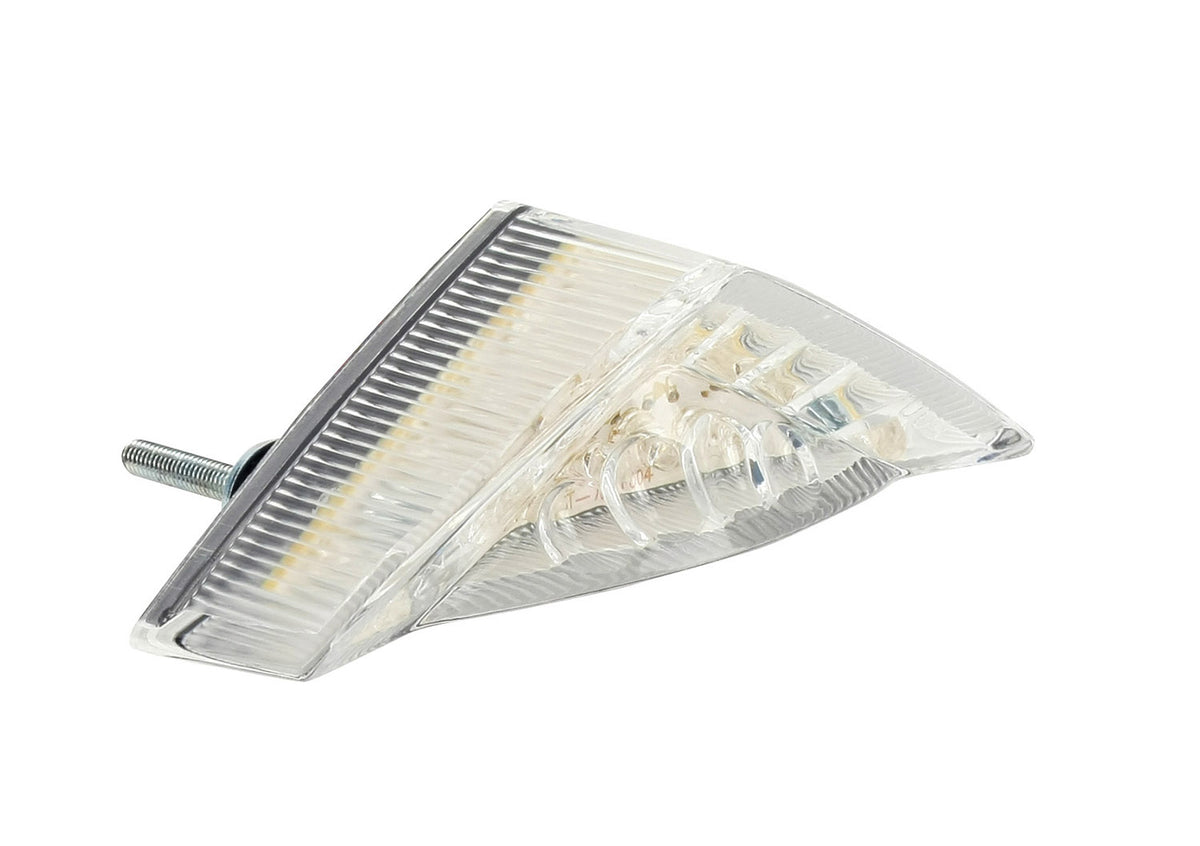 Bike It Mini Wedge LED Rear Light Clear Lens 12V E-Marked Motorcycle