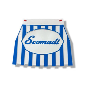 Scomadi TT TL GT Blue & White MudFlap - Cuppini