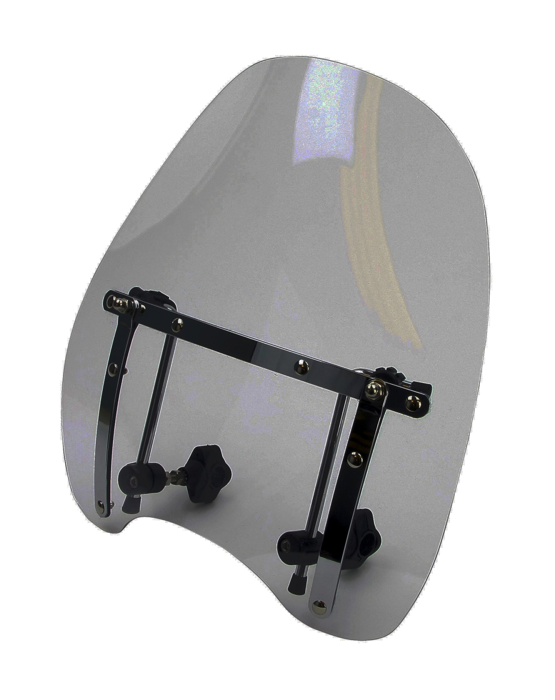 Universal Motorcycle AirBlade Smoked Deluxe Highway Custom Screen With Fitting Kit