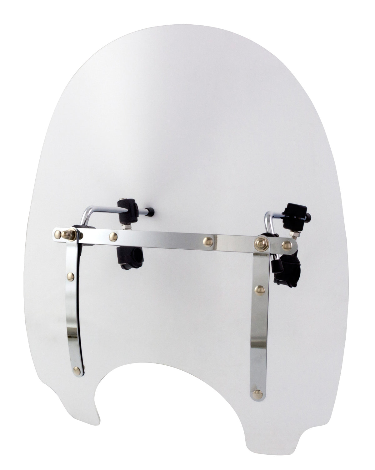 Universal Motorcycle AirBlade Clear Deluxe Cruiser Screen With Fitting Kit