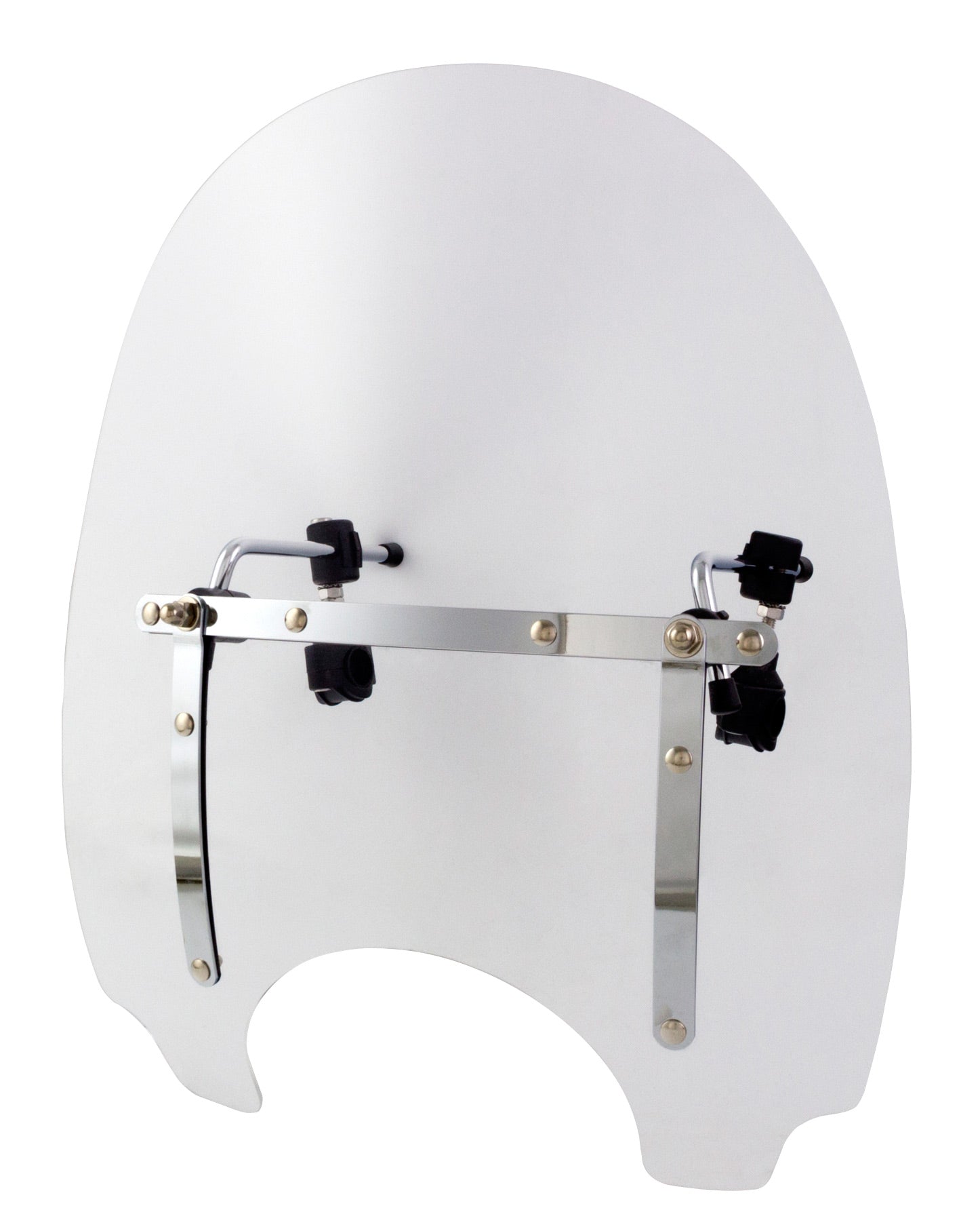 Universal Motorcycle AirBlade Clear Deluxe Cruiser Screen With Fitting Kit
