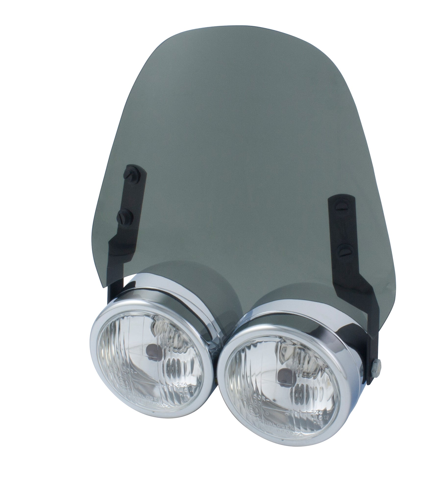 Universal Dominator Headlight AirBlade Light Smoked Screen With Fitting Kit