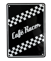 Bike It Aluminium Parking Sign - Cafe Racer