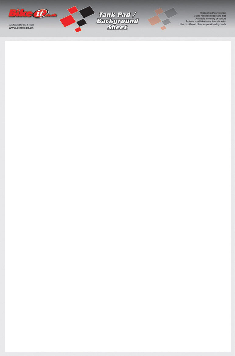 Bike It Clear Cut Your Own Tank Pad Motorcycle Protector Street MX