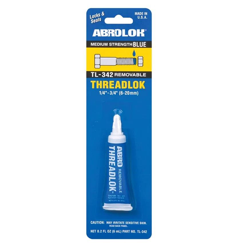 ABRO Blue Threadlock 6ml Tube TL-342 - Beedspeed