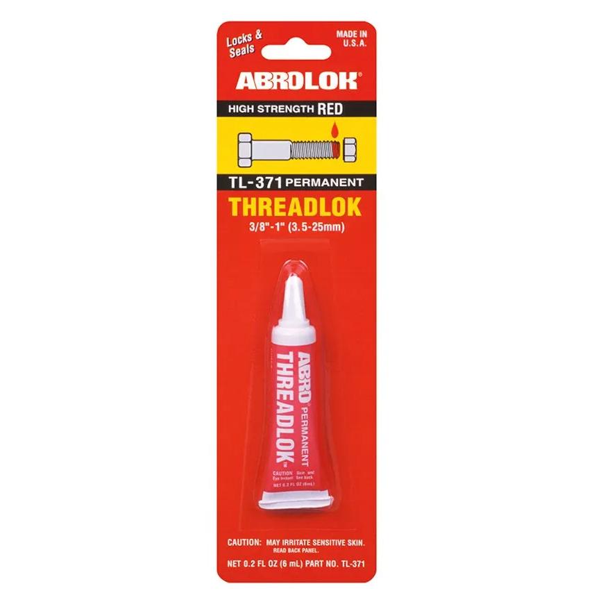 ABRO Red Threadlock 6ml Tube TL-371 - Beedspeed