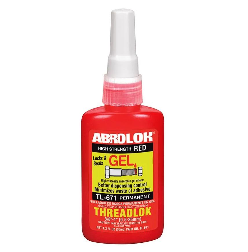 ABRO Red Threadlock 50ml Bottle TL-571 - Beedspeed