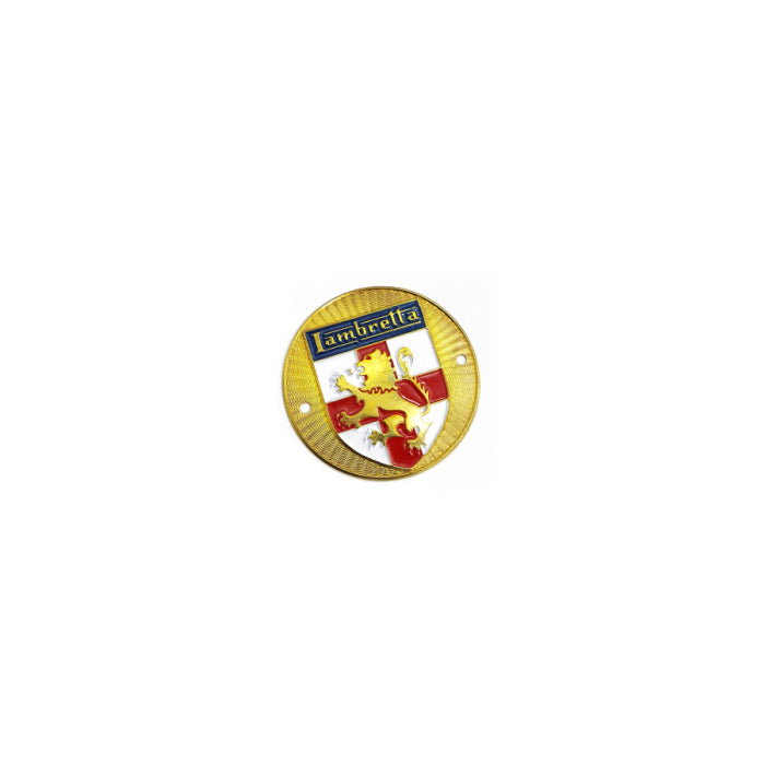 Scootopia Lambretta Brass Concessionaires Badge