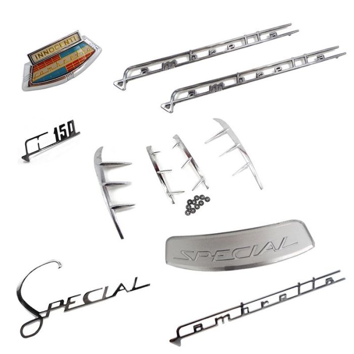 Lambretta LI150 Special Series 3 Complete Badge set