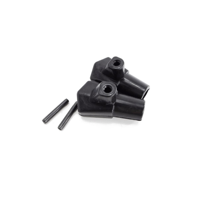 Scootopia Lambretta LI, SX, TV, DL & GP Black Stand Feet & Pins  (1 Pair)