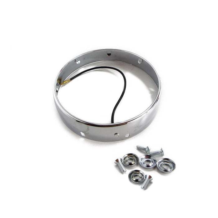 Scootopia Lambretta Series 1 LI, TV CEV marked Headlamp Rim & Fixings