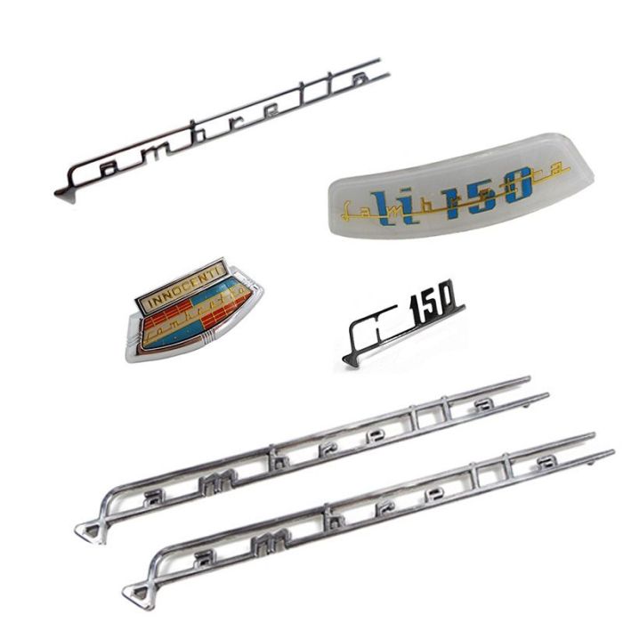 Scootopia Lambretta LI150 Series 3 Complete Badge set