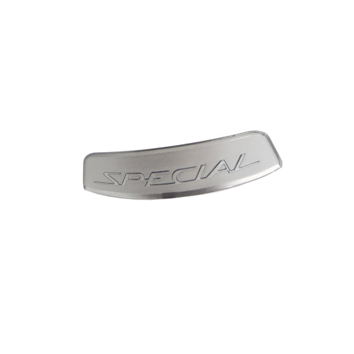 Scootopia Lambretta Series 3 Silver Special Rear Frame Badge