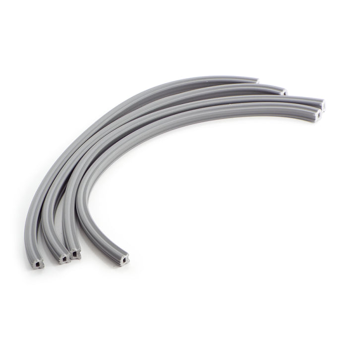 Scootopia Lambretta Series 3 LI, SX, TV Grey Floor Channel Rubber Set (Set of 4)