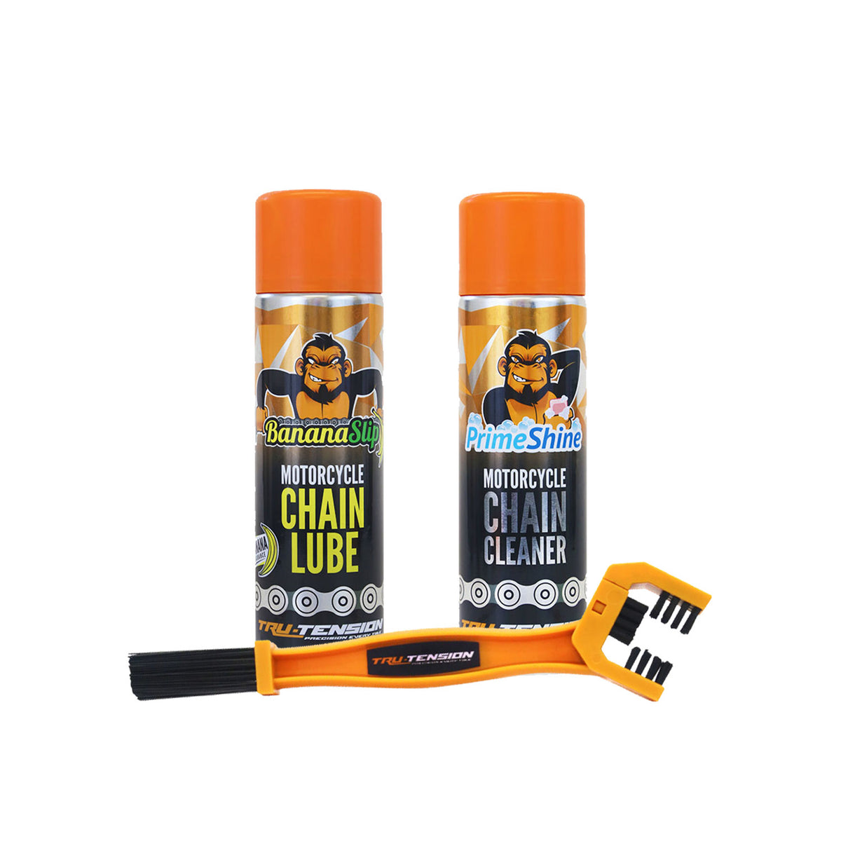 Tru Tension Motorcycle Motorbike Chain And Lube Bundle