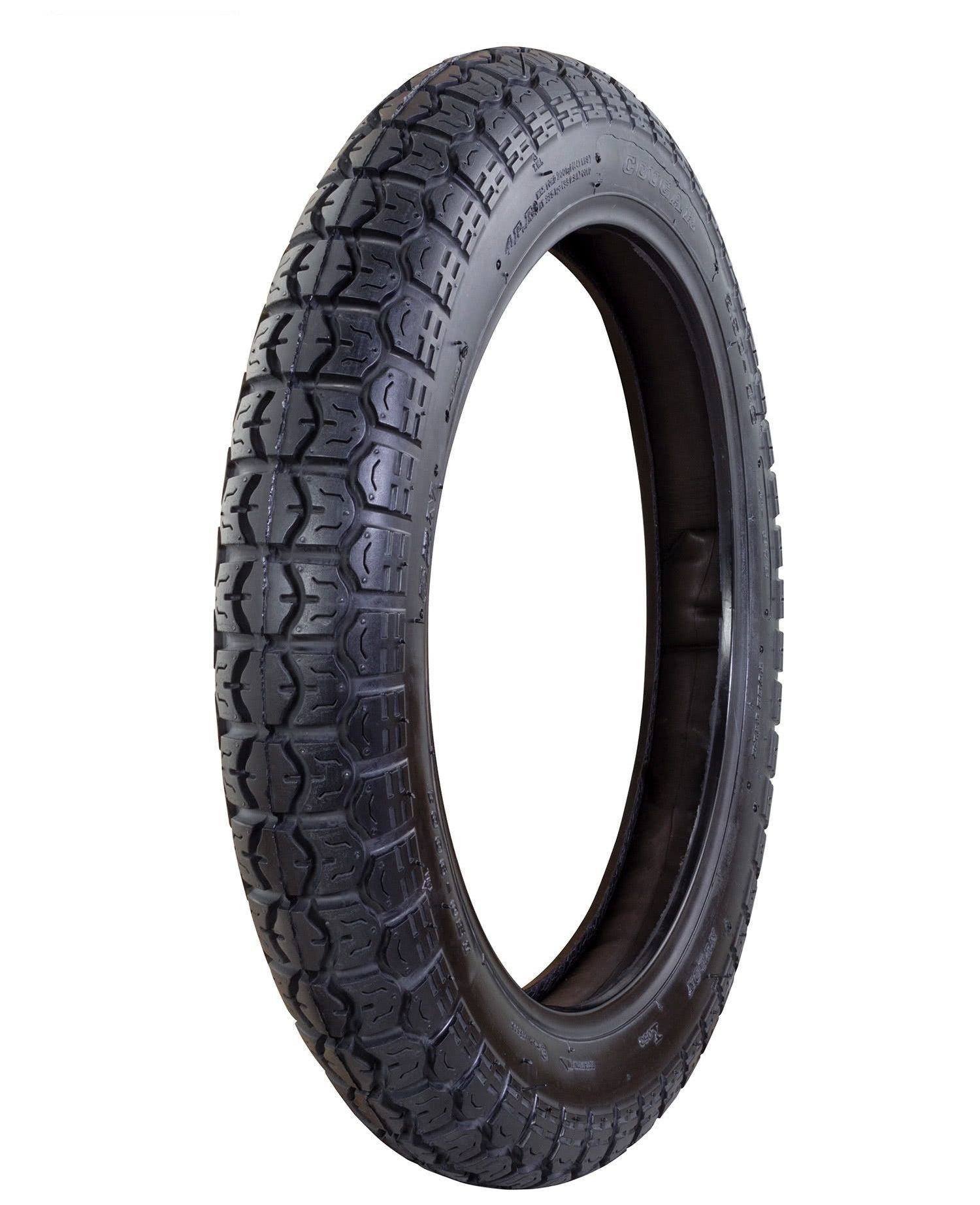 Cougar 350-16 Tubed Tyre - 876 Tread Pattern - Beedspeed