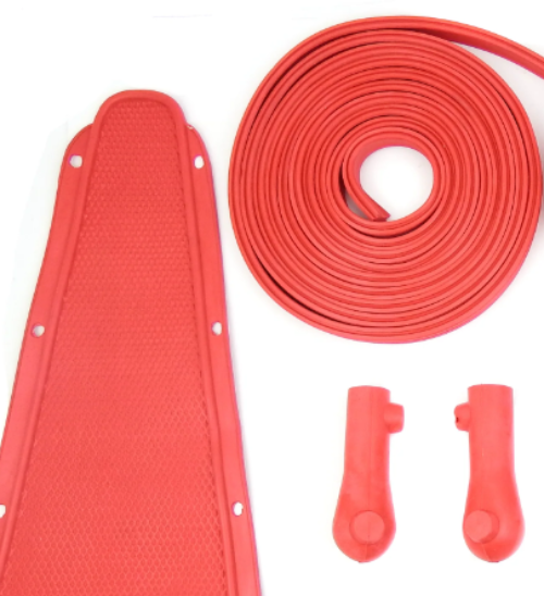 Vespa Super (VBC) Sprint (VLB) Rally Rubber Set Kit Pack - Red