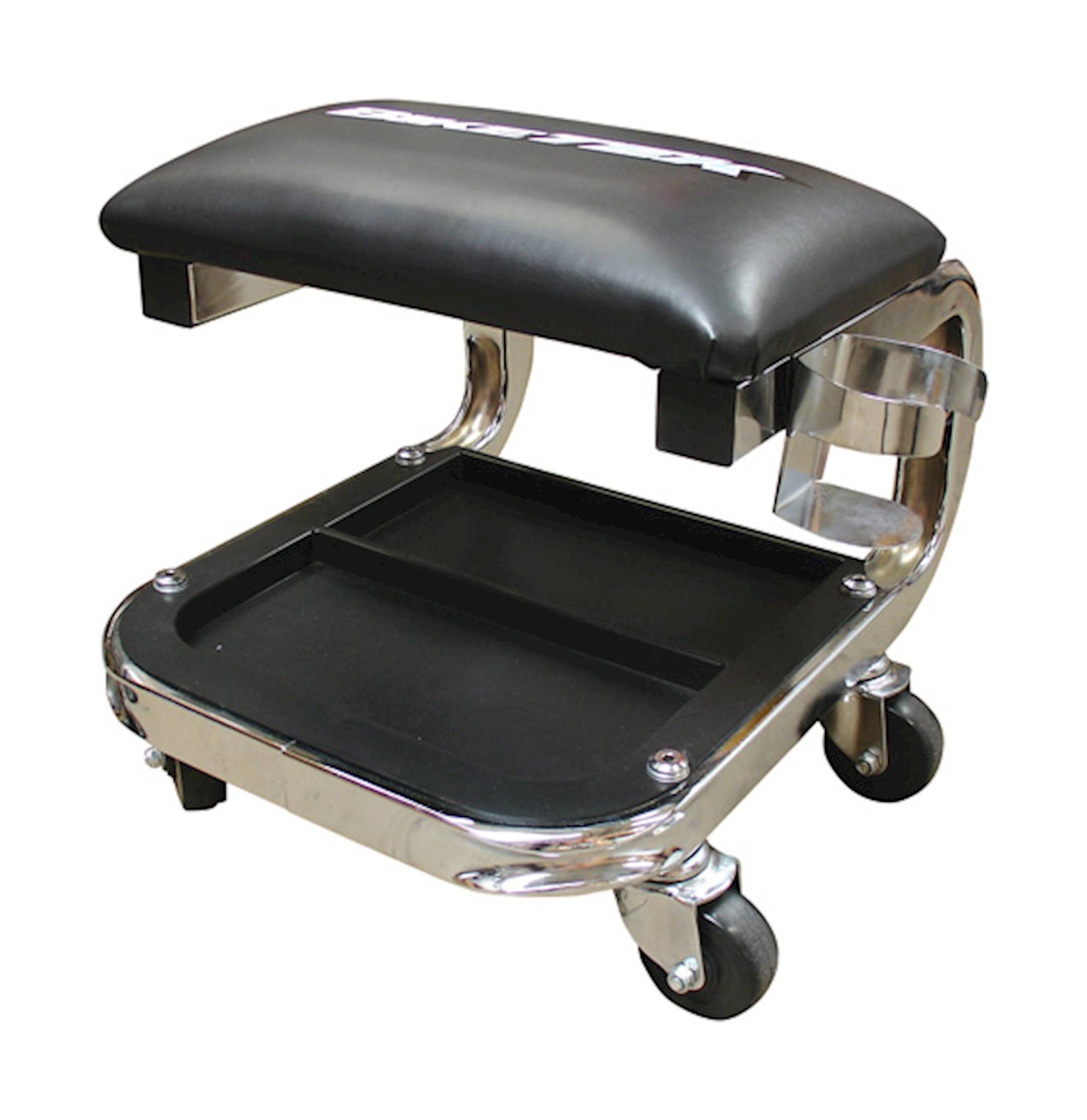 BikeTek Jumbo Creeper Workshop Seat Chrome