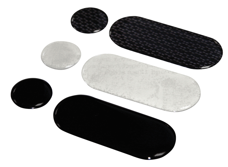 Bike It Protection Pack Spots Stripes Black 24pc Motorcycle Paint Guard