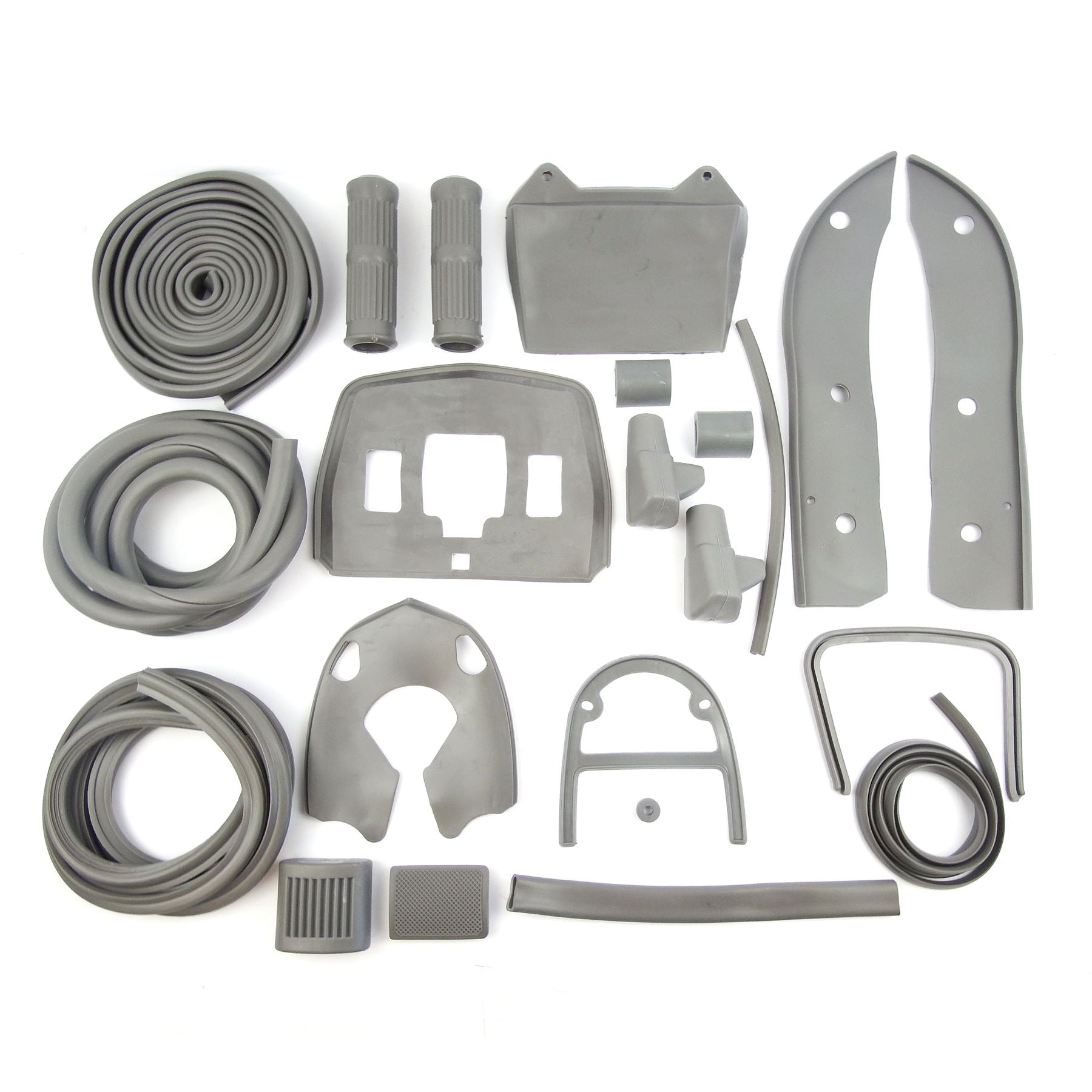 Lambretta Series 3 Li & Spanish Serveta Complete Rubber Kit Set - Grey