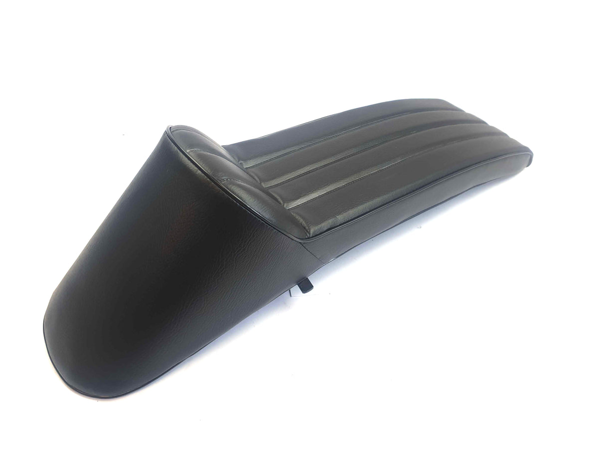 Lambretta Series 1 2 3 Ancillotti Extra Long Slope Back Gori Style Seat - Black - No Logo