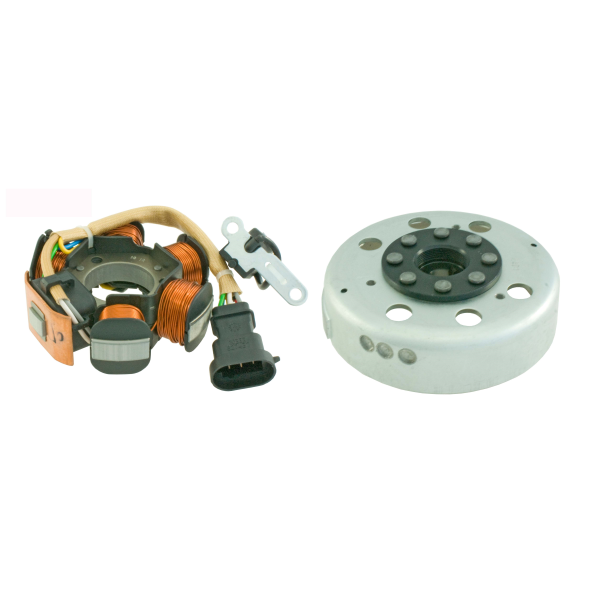 Electrical - Stator Plate and Flywheel - Piaggio Hi-Per Motors