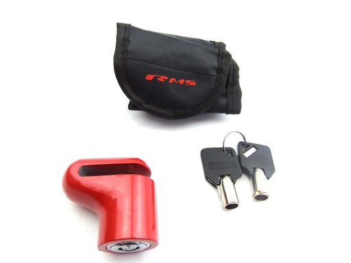 Lock - Disc Lock - 6mm Pin - With Case - 28 800 0130 - Red Colour