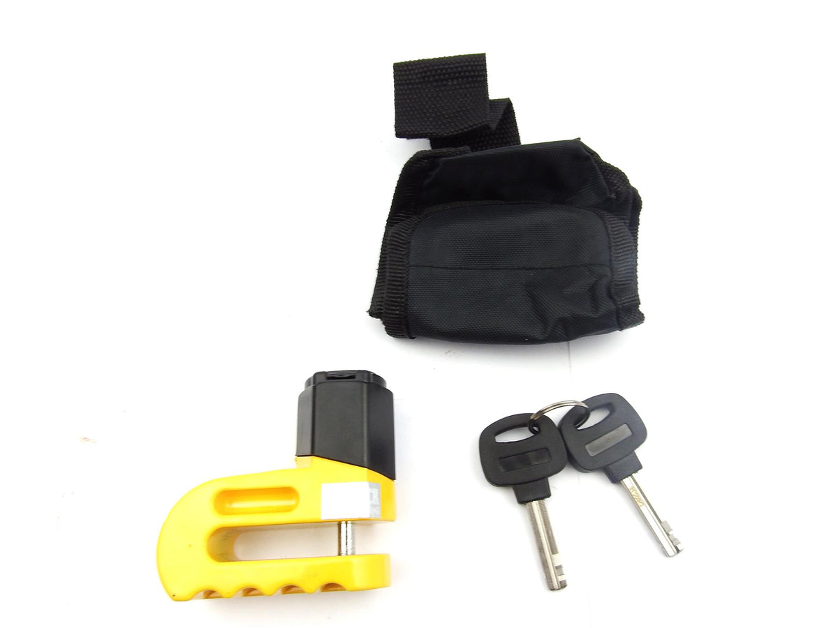 MINI DISC LOCK YELLOW