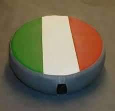 Spare Wheel Cover 8" Italian Flag - Beedspeed