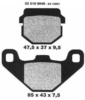 Brake Pads 22 510 0040 - Beedspeed