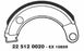Brake Shoes 22 512 0020 - Beedspeed